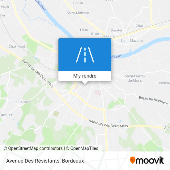 Avenue Des Résistants plan
