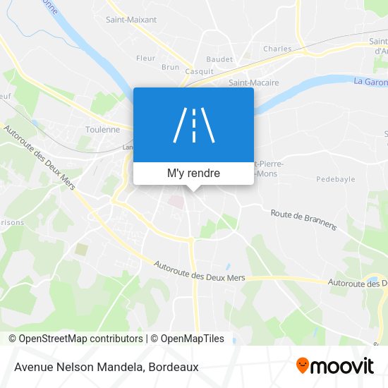 Avenue Nelson Mandela plan