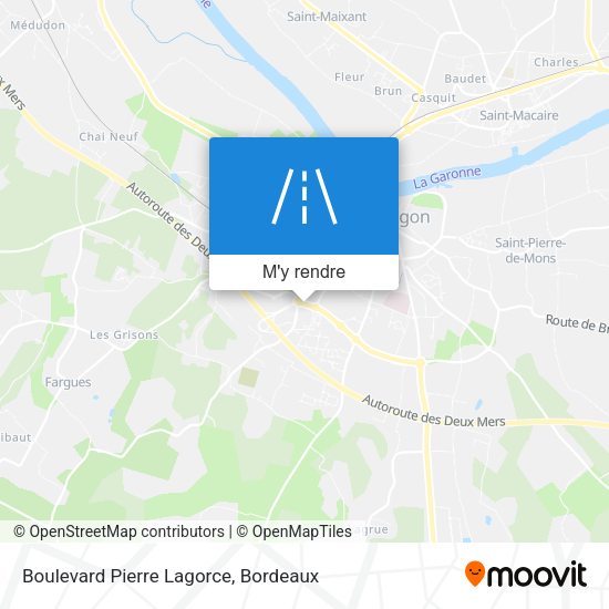 Boulevard Pierre Lagorce plan