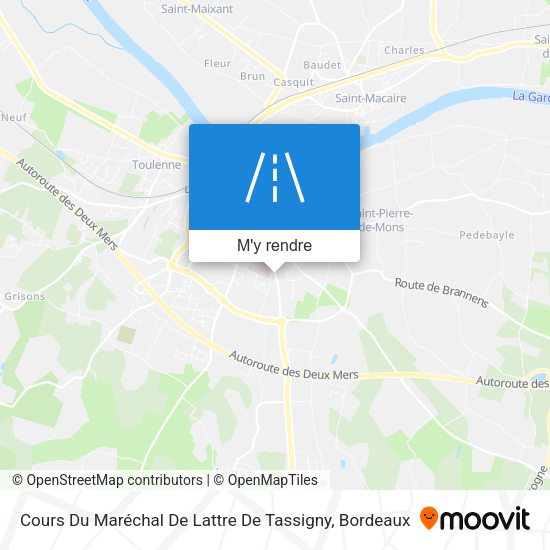Cours Du Maréchal De Lattre De Tassigny plan