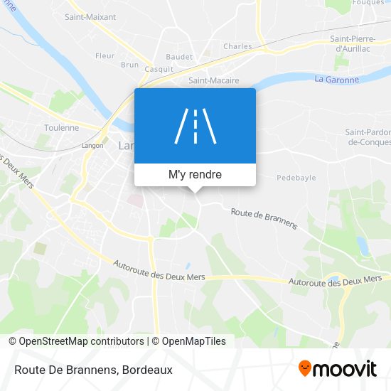 Route De Brannens plan