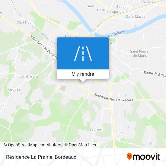 Résidence La Prairie plan