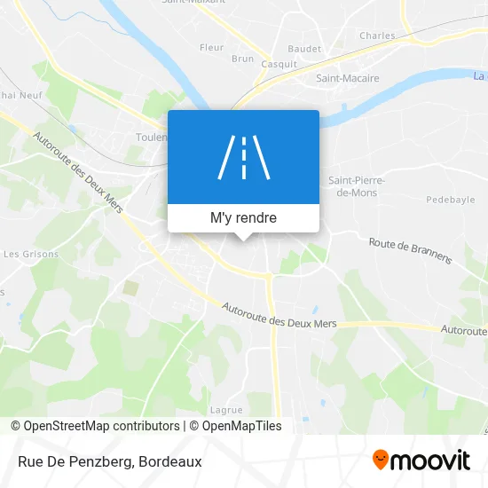 Rue De Penzberg plan