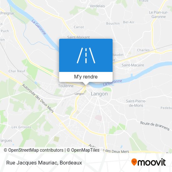 Rue Jacques Mauriac plan