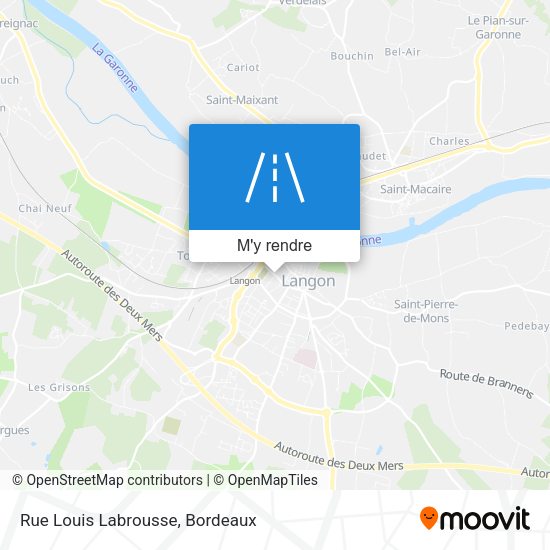 Rue Louis Labrousse plan