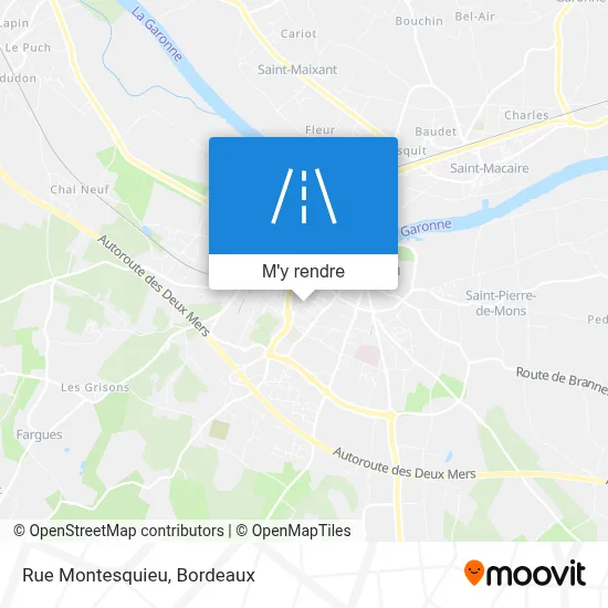 Rue Montesquieu plan