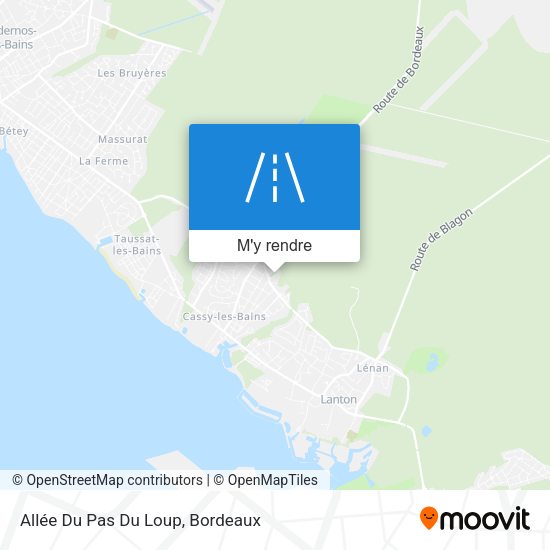 Allée Du Pas Du Loup plan