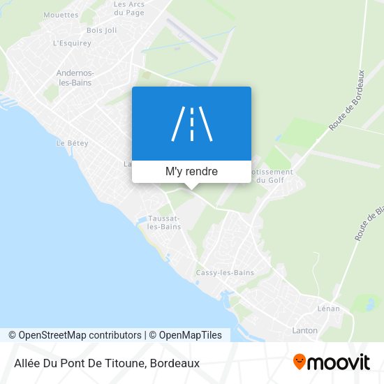 Allée Du Pont De Titoune plan