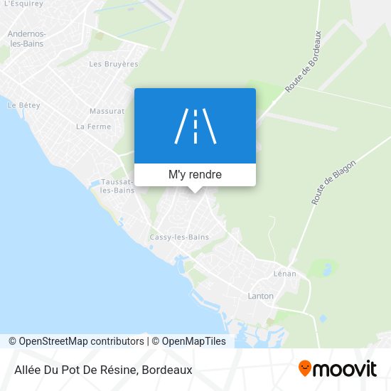 Allée Du Pot De Résine plan