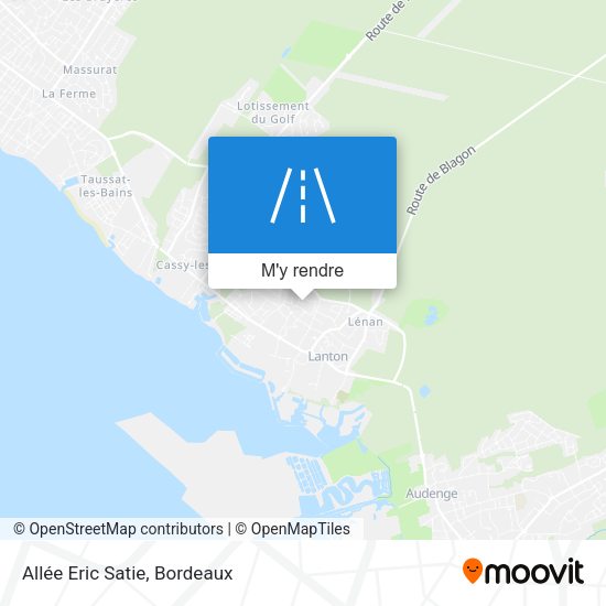 Allée Eric Satie plan