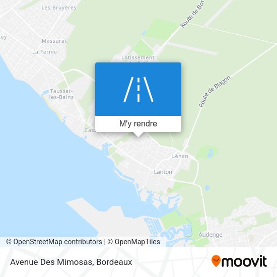 Avenue Des Mimosas plan