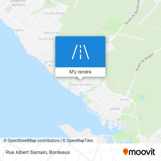 Rue Albert Samain plan
