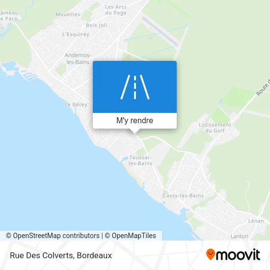 Rue Des Colverts plan