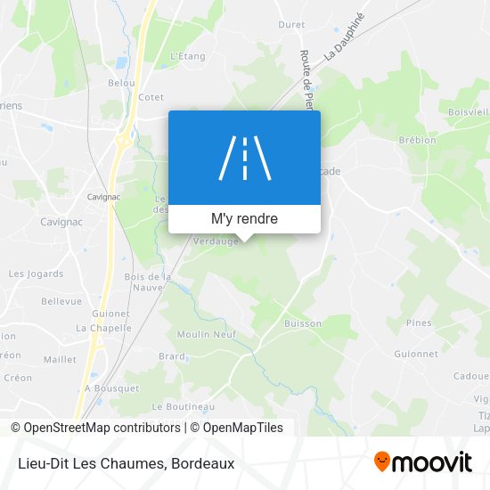 Lieu-Dit Les Chaumes plan