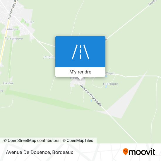 Avenue De Douence plan