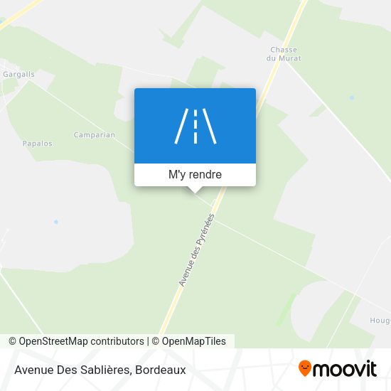 Avenue Des Sablières plan