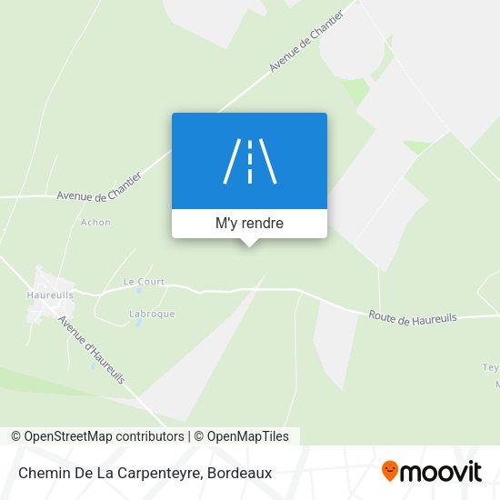 Chemin De La Carpenteyre plan