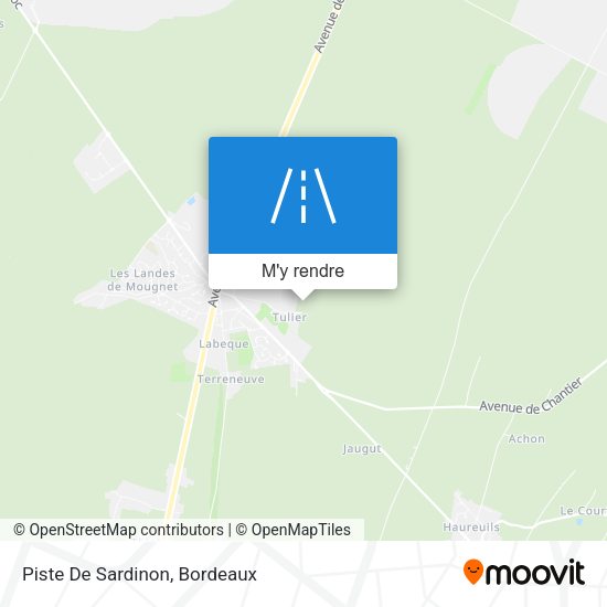 Piste De Sardinon plan