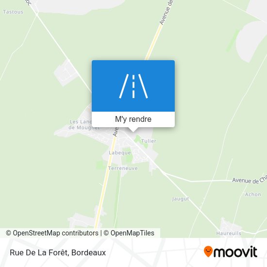 Rue De La Forêt plan