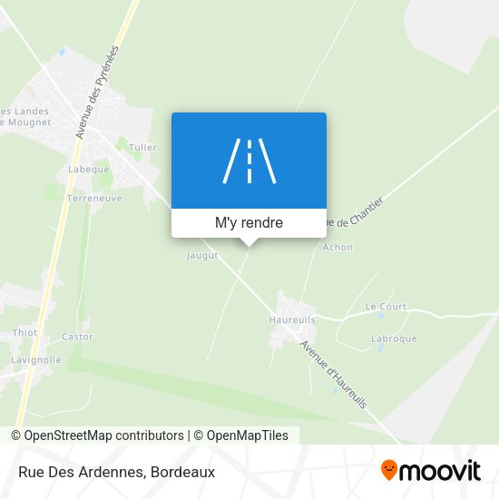 Rue Des Ardennes plan