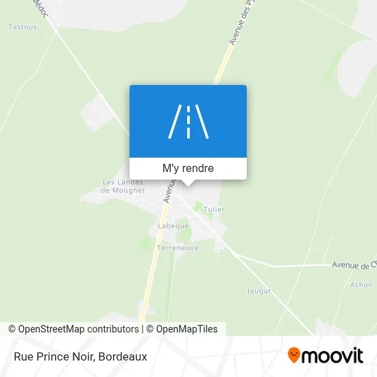 Rue Prince Noir plan