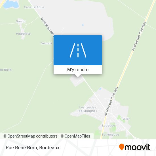 Rue René Born plan