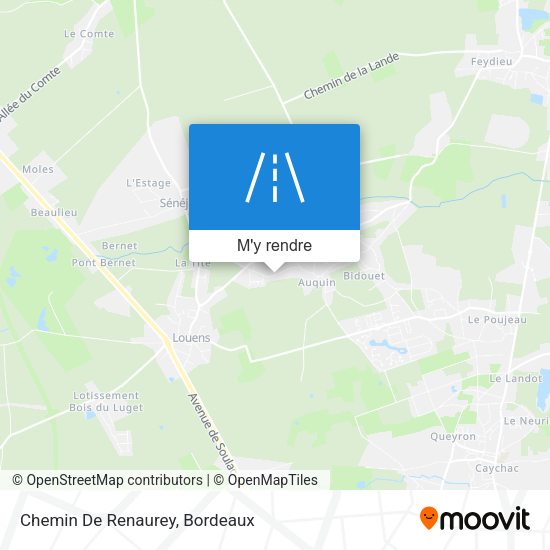 Chemin De Renaurey plan