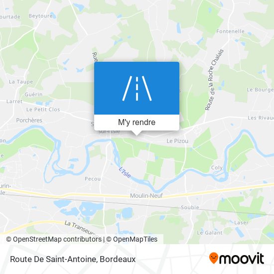 Route De Saint-Antoine plan