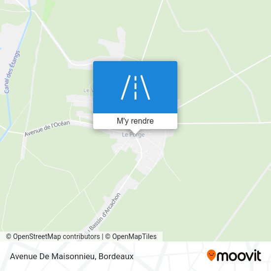 Avenue De Maisonnieu plan
