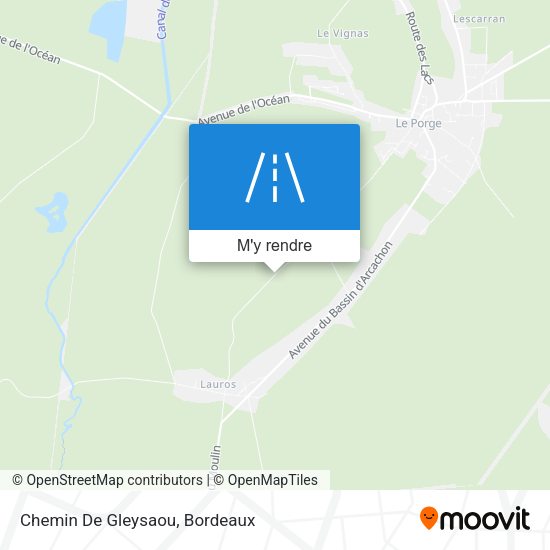 Chemin De Gleysaou plan