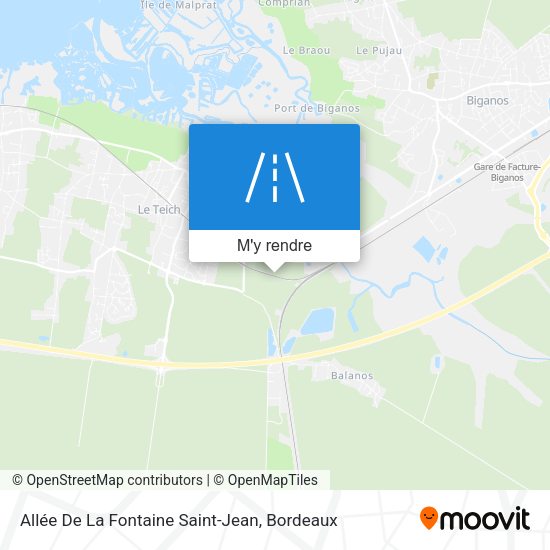 Allée De La Fontaine Saint-Jean plan