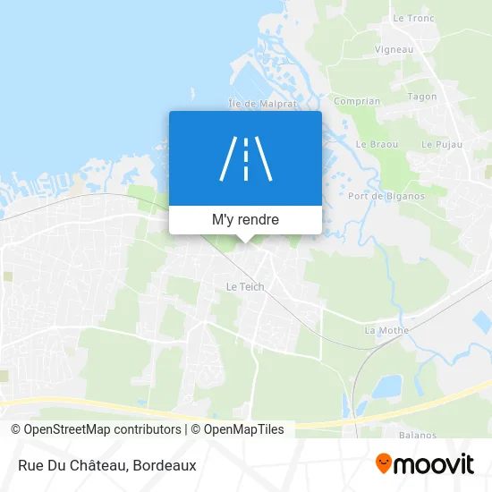 Rue Du Château plan