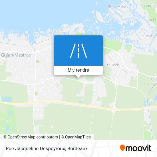 Rue Jacqueline Despeyroux plan
