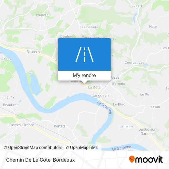 Chemin De La Côte plan