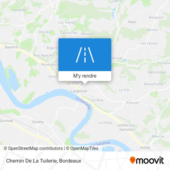 Chemin De La Tuilerie plan