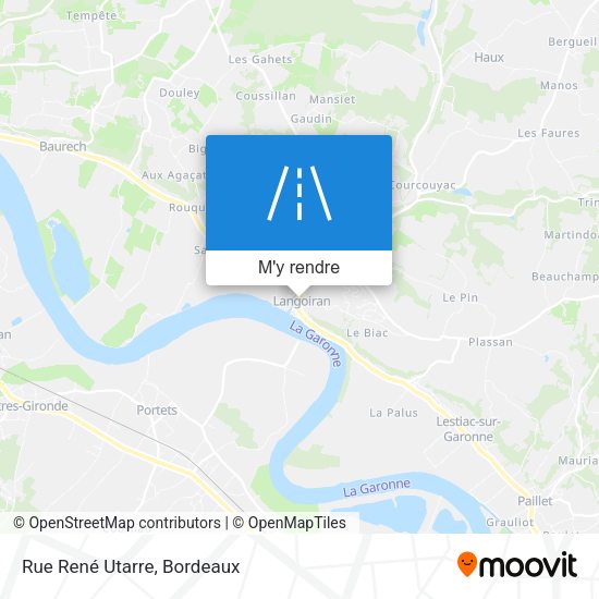 Rue René Utarre plan