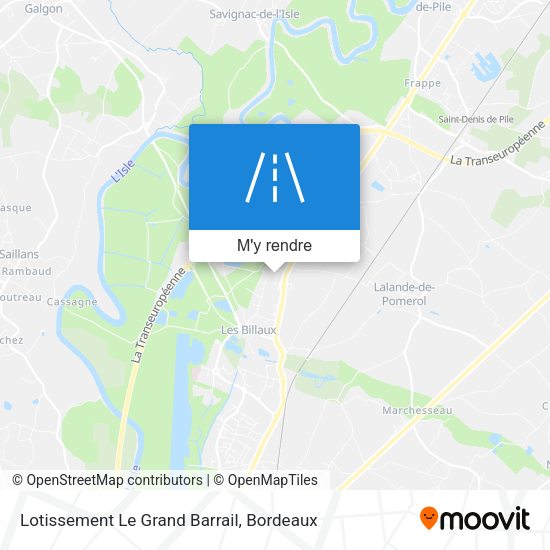 Lotissement Le Grand Barrail plan