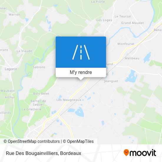 Rue Des Bougainvilliers plan