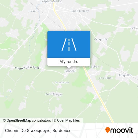 Chemin De Grazaqueyre plan
