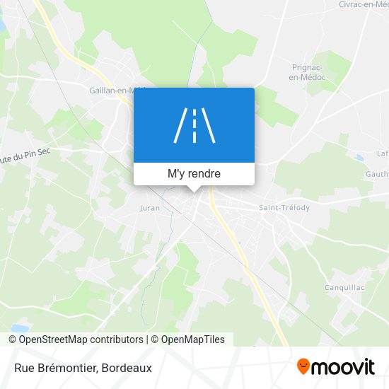 Rue Brémontier plan