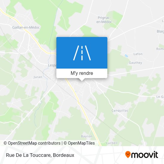 Rue De La Touccare plan