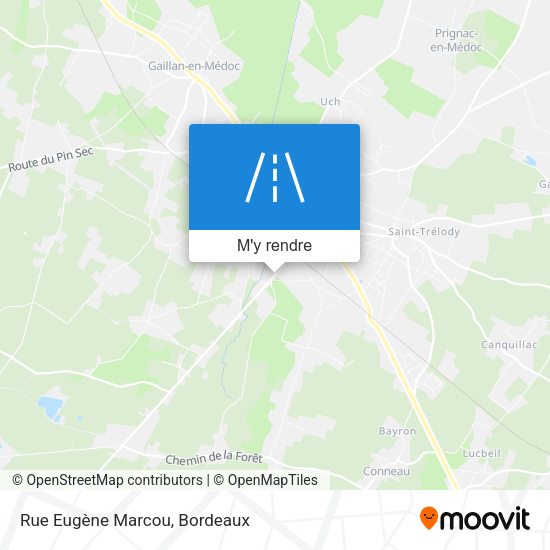 Rue Eugène Marcou plan