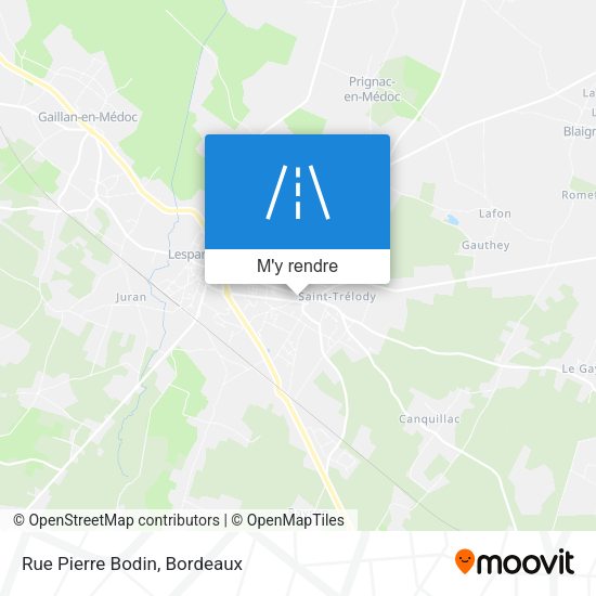 Rue Pierre Bodin plan