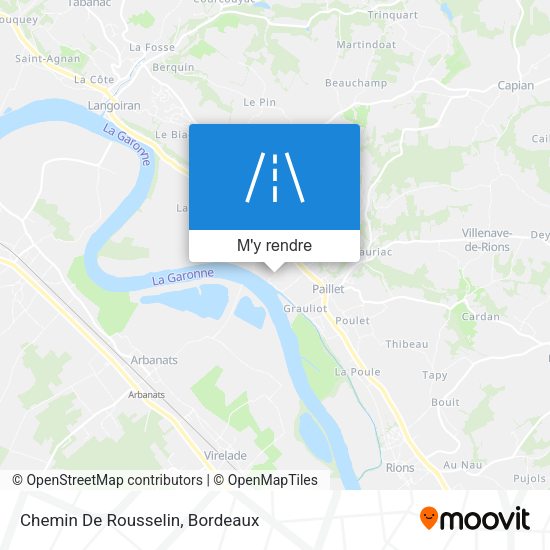 Chemin De Rousselin plan