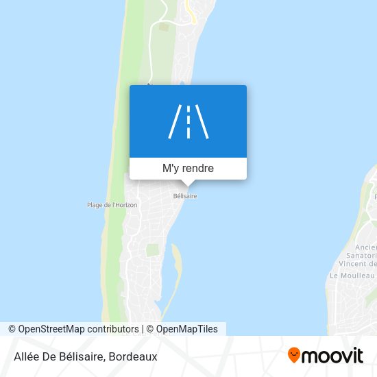 Allée De Bélisaire plan