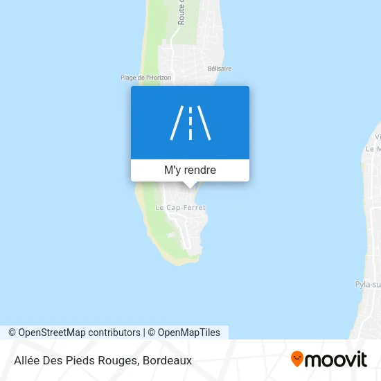 Allée Des Pieds Rouges plan