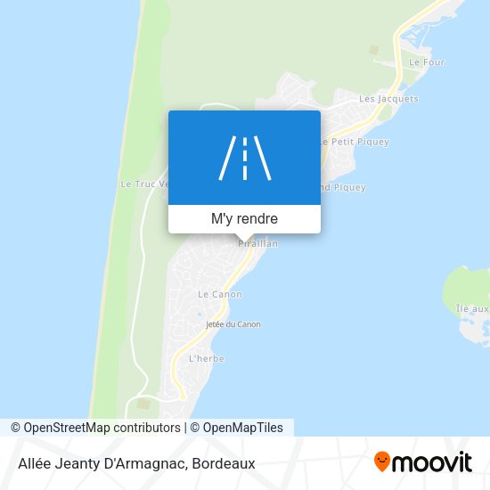 Allée Jeanty D'Armagnac plan