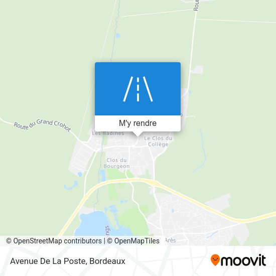 Avenue De La Poste plan