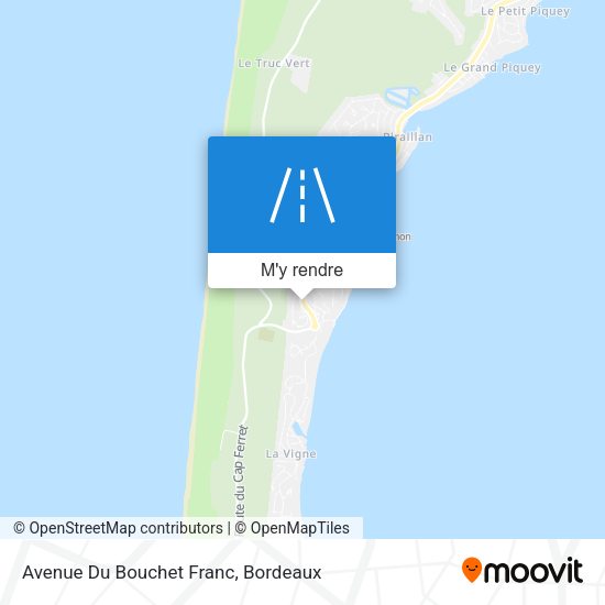 Avenue Du Bouchet Franc plan