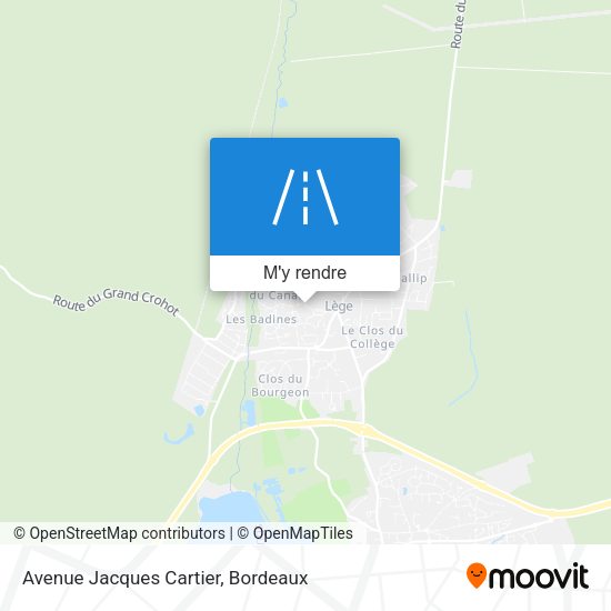 Avenue Jacques Cartier plan